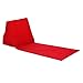 Inflatable Beach Loungers Back Support Cushion Chair for Festival Camping Trips - Weight, Compact & Comfortable - Perfect for Outdoor Activities - for Travel & Home Use - red