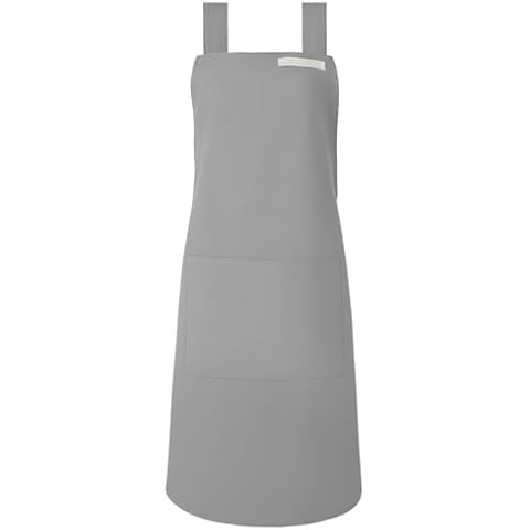 Meng Jiaran Cotton Linen Cross Back Apron Cover