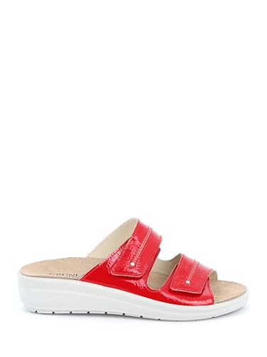 Sandales Grunland Daby rouge semelle amovible contre la fatigue plantaire