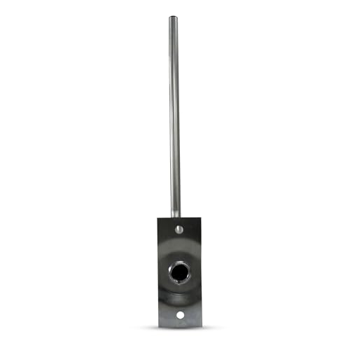 DOJA Barcelona | Soporte Antena Pared | Pack 1 | Mastil Antena en L | Ø 25mm | 30 X 58cm | Soporte TV en Acero | Accesorios Parabolica - imagen 2