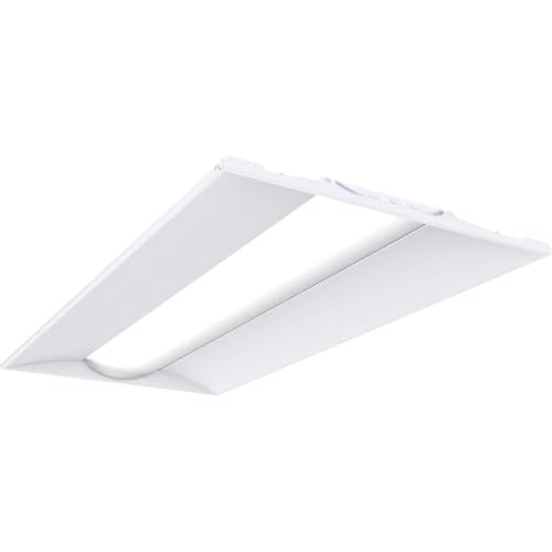 Image of Lithonia Lighting 2x4 LED Troffer Light, Adjustable Lumens, 3-in-1 CCT