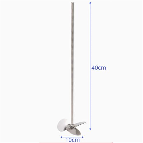 Propellerrührer aus Edelstahl, 3-Blatt-Design, 80 mm Durchmesser für effizientes Mischen in Laboranwendungen
