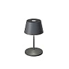 Villeroy & Boch Tafellamp Seoul 2.0 LED met accu en laadstation, kleur: antraciet