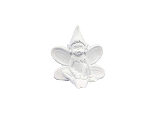 Christmas Elf Fairy ready to paint ceramic