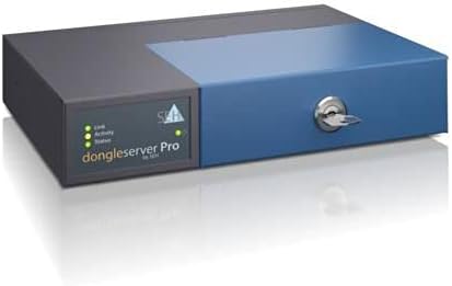 SEH DongleServer Pro (EU) - Black, Ethernet LAN, IEEE 802.3, 1E+3 Mbps, 1.54 kg, Compatible with Desktop, Laptop, Printer