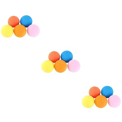 VICASKY 3sets 5pcs Soft Golf Practice Balls Elastic Sponge Balls for Training for Pets for Beginners 5pcs*3