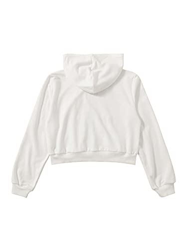 Floerns Girls Casual Long Sleeve Zip Up Hoodie Jacket with Pockets2