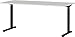 Produktbild Germania Schreibtisch 4252-581 GW-Profi, in Lichtgrau/Schwarz, me. höheneinstellbar, 160 x 80 x 80 cm (BxHxT)