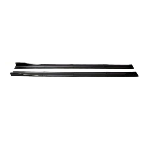 Faldones laterales para Benz W205 de 4 puertas, extensiones ABS de color negro en 8 piezas