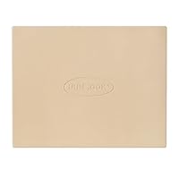 Unicook Rechteckiger Pizzastein 38 x 30.5 cm - Pizza Backstein für Backofen und Grill, Backofenstein aus Cordierit für knusprigen Pizzaboden, Brot, Keksen