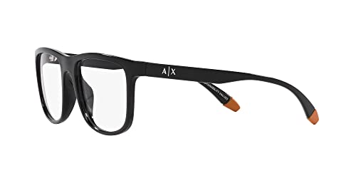 Image of Armani Exchange mens Ax3101u Universal Fit Square Prescription Eyewear Frames