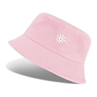 Vancavoo Bobs Femmes Hommes Chapeau De Soleil Seau Pêcheur Casquettes Sport Anti-UV Bonnets Chapeaux de Visière Adultes Adolescents Unisexe,56-58cm,B-Rose