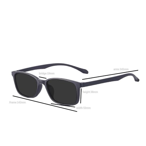 Image of oriopxic Oval Frame Polarized Nearsighted Glasses Outdoor Myopia Distance Glasses Driving Shortsighted Glasses