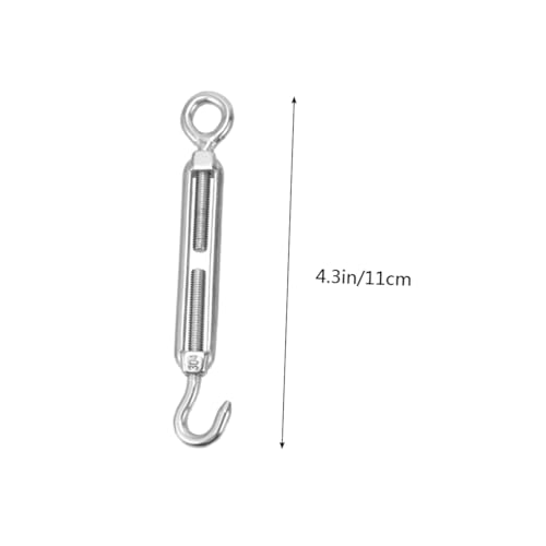 Zerodeko 5pcs Tensor para Cable de Acero Inoxidable con Ojal y Gancho tipo Bloom Bolt miniatura 2