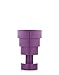 Kartell Colonna Sgabello, Tecnopolimero termoplastico colorato in Massa, Viola, 34.5 x 46 cm