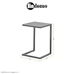 Beistelltisch Lido C-Form Aluminium Anthrazit