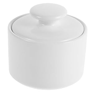 BIUDECO Ceramiczny Słoik do Miodu z Pokrywką