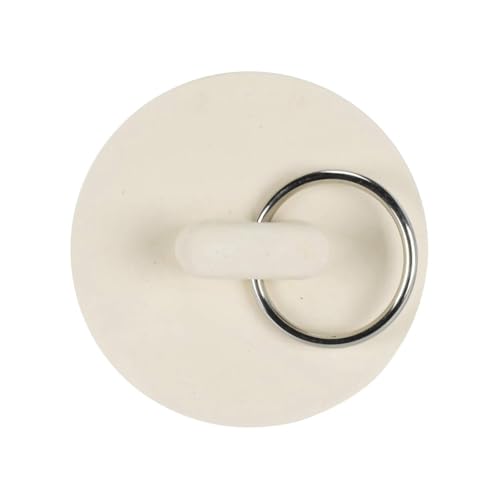 MOLERRI 1 3/4in White Rubber Bathtub Plug Sink Plug Drain Pipe Plug Sink Plug Water Plug