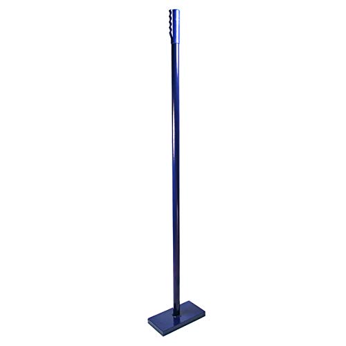 Preisvergleich Produktbild HELO Erdstampfer Betonstampfer aus Stahl 3,5 kg mit Einhand-Griff, Handstampfer zum Verdichten mit 19x9 cm großer und 20 mm starker Grundplatte, Höhe: 100 cm, Gewicht: 3,5 kg, Farbe: Blau