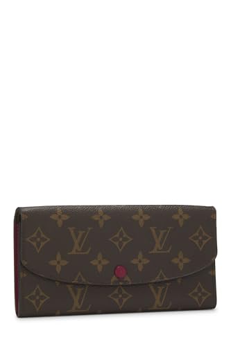 Pre-Loved Monogram Canvas Emilie Wallet, Purple2