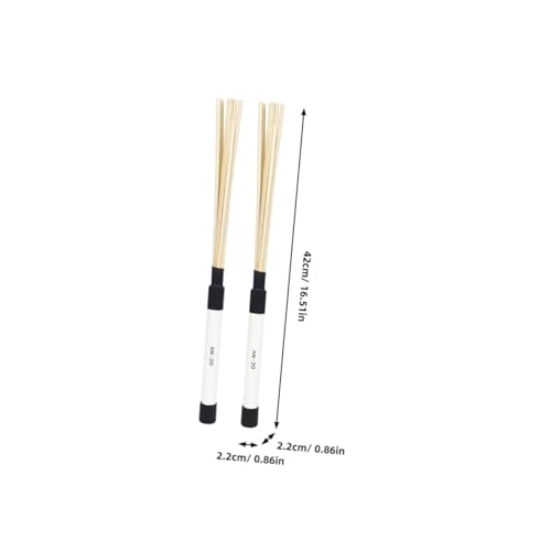 Par de Baquetas de Madera Mikinona para Adultos para Instrumentos de Percusión Cajón y Batería Jazz miniatura 2