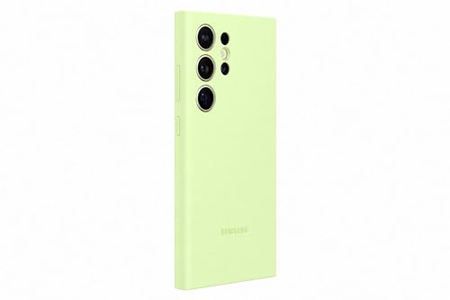 Coque silicone Samsung S24 Ultra vert clair souple et fine