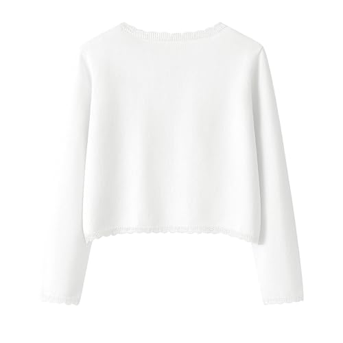 Yekaty Kids Girls Cardigan Long Sleeve Button Toddler Cardigan Knit Sweater2