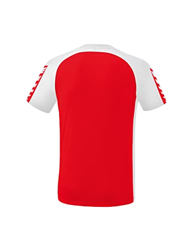 Erima Men's Six Wings Functional T-Shirt, Red/White, 3XL - Image 2