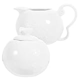 Pot à lait avec poignée : le produit est facile à nettoyer, un pot à lait à café très en céramique à offrir aux amis pendant les jours de pendaison de crémaillère, pot à lait