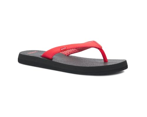 Image of Sanuk Yoga Serenity Flip Flops for Women - Yoga Mat Footbed Sandals