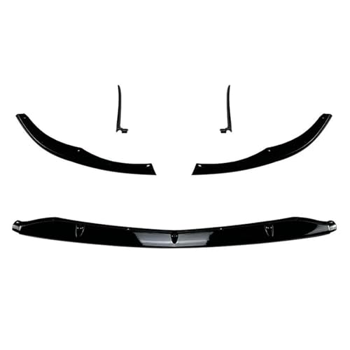 Diffuseur avant C63 AMG pour Classe C W205 spoiler de pare-chocs noir brillant premium