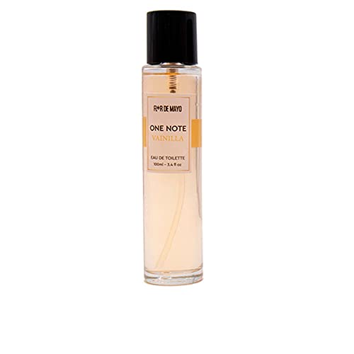 Flor de Mayo - One Note Vainilla - Fragancia Monogotas con Aroma a Vainilla - Colonia Larga Duración - Perfume Ideal para Viaje, Regalo, Bolso, Neceser - 100ml Cover