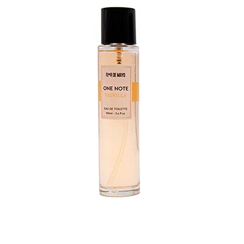 Flor de Mayo - One Note Vainilla - Fragancia Monogotas con Aroma a Vainilla - Colonia Larga Duración - Perfume Ideal para Viaje, Regalo, Bolso, Neceser - 100ml