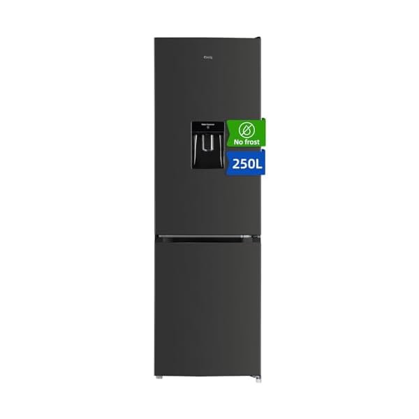 CHiQ CBM250NEBD, Koel-Vriescombinatie, 250L, No Frost, Waterdispenser, Inverter Compressor, Supervriezen, 39dB, 12 jaar garantie op compressor, Energieklasse D