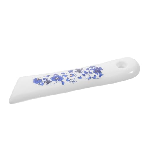 Angoily Manche en Céramique à Motif Floral pour Couteau de Chef 15 Cm – Poignée Ergonomique pour Couteau à Légumes et Fruits – Accessoire de Remplacement pour Ustensile Cuisine