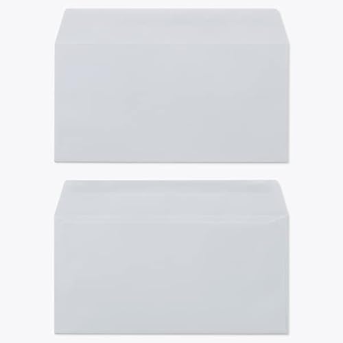 山櫻 封筒 洋長3 カマス貼 Kスカイ 紙厚85g テープ付 〒枠ナシ 100枚 / A4三折用 グット カラークラフト 無地 郵便番号枠なし 00404044-0100
