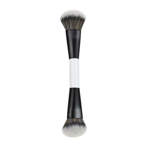 Brocha base líquida | Aplicador angular con punta | Brochas de maquillaje facial cremas y polvos | Para polvos, contorno, corrector, bronceador, mujer, casa, viaje, fiesta, escenario
