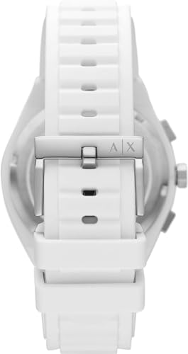 Image of Armani Exchange, White and Black, One Size, Bracelet