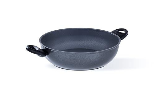 Barazzoni Tegame 2 manici, ø28cm, Rivestimento in ceramica, Made in Italy, Induzione+Gas con disco Full Induction, PFAS free, Linea Kéramos