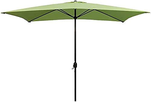 Paraguas rectangular para jardín con manivela CLSDRZC parasol