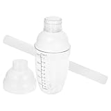 GARVALON Lemon Tea Shaker Kit 500ml Plastic Drink Mixer Set for Milk Tea and Coffee with Handheld Cocktail