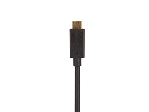 Monoprice Cabo USB 3.0 tipo C para tipo B – 4 cm – preto, disco rígido externo compatível, MacBook P