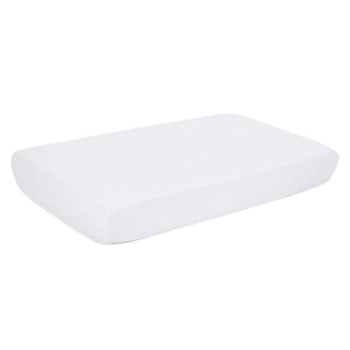 Image of Polyester Pad Quilted Ultimate Mattress Protection Fitted Sheet Style, Queen Size (White)