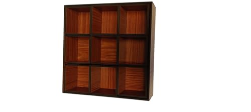 Image of Shyre Wooden Masala Box (6 Detachable Container Rectangular) Antique Lock & Spoon|Spice-Fit Tabletop Glass Lid | Multipurpose Dry Fruit |Kitchen Masala Dani(Handcraft Sheesham Wood, Brown)