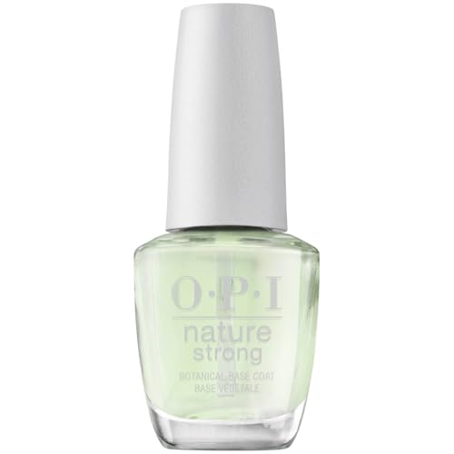 OPI Nature Strong Base Coat | Natural Origin, Vegan Nail Polish Base Coat | Infused with Botannicals & Prevents Discoloration