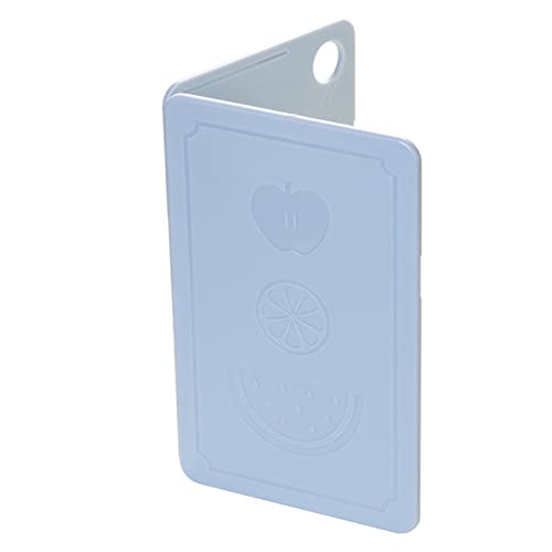 Folding Plastic Chopping Board, Integrally Formed Folding Camping Chopping Board for Kitchen (Nordic Grey Blue 20 x 12.5 x 0.8 cm)