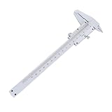 VALICLUD 0-150mm Carbon Steel Vernier Caliper Gauge, Manual Micrometer Measurement Tool for Industrial and Household Use, Precision Metal Slide Caliper