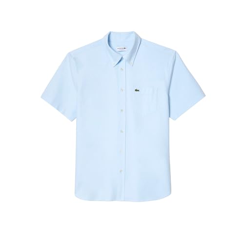 Chemise Lacoste Oxford en coton premium et coupe droite regular pour homme