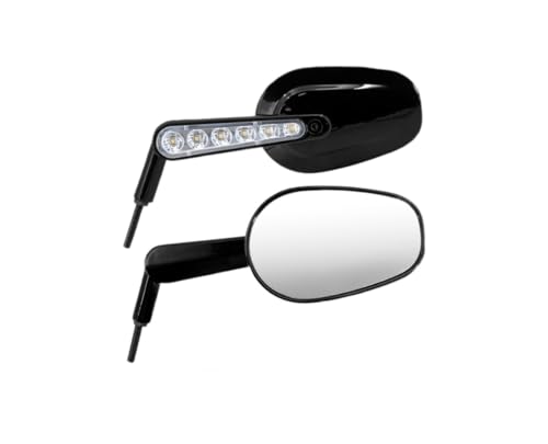 Rétroviseurs de moto et clignotants LED pour voyager en Road King