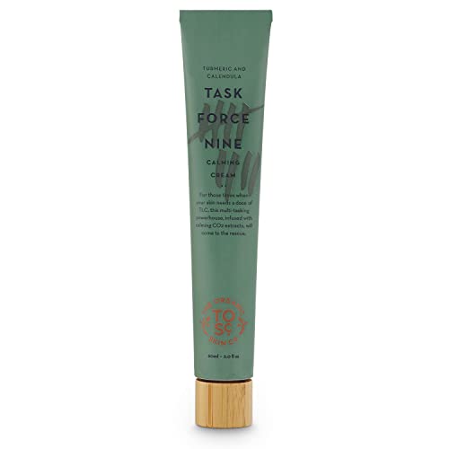 The Organic Skin Co Task Force Nine Calming Cream & Organic Face Moisturizer | Calming Calendula Cream For Sensitive & Irritated Skin #TOP8